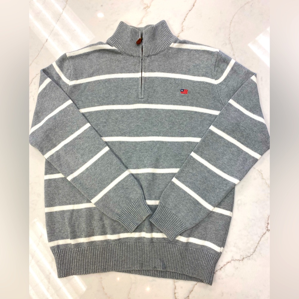 Men’s Polo Jeans Company Long Sleeve Quarter Zip Sweater